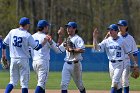 Baseball vs RWU  Wheaton College Baseball vs Roger Williams University. - Photo By: KEITH NORDSTROM : Wheaton, Baseball